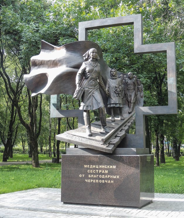 Памятник медицинской сестре в Череповце