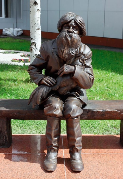 Памятник художнику Ивану Селиванову в Прокопьевске