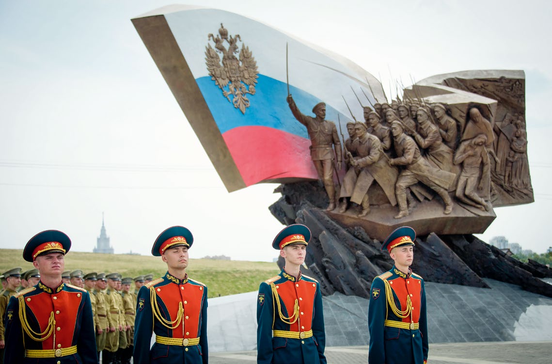 Памятник героям Первой Мировой войны на Поклонной горе в Москве
