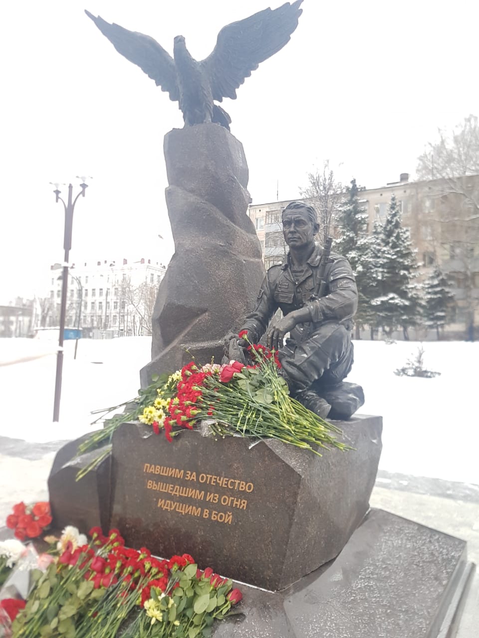 Памятник ветеранам локальных войн в Дзержинском