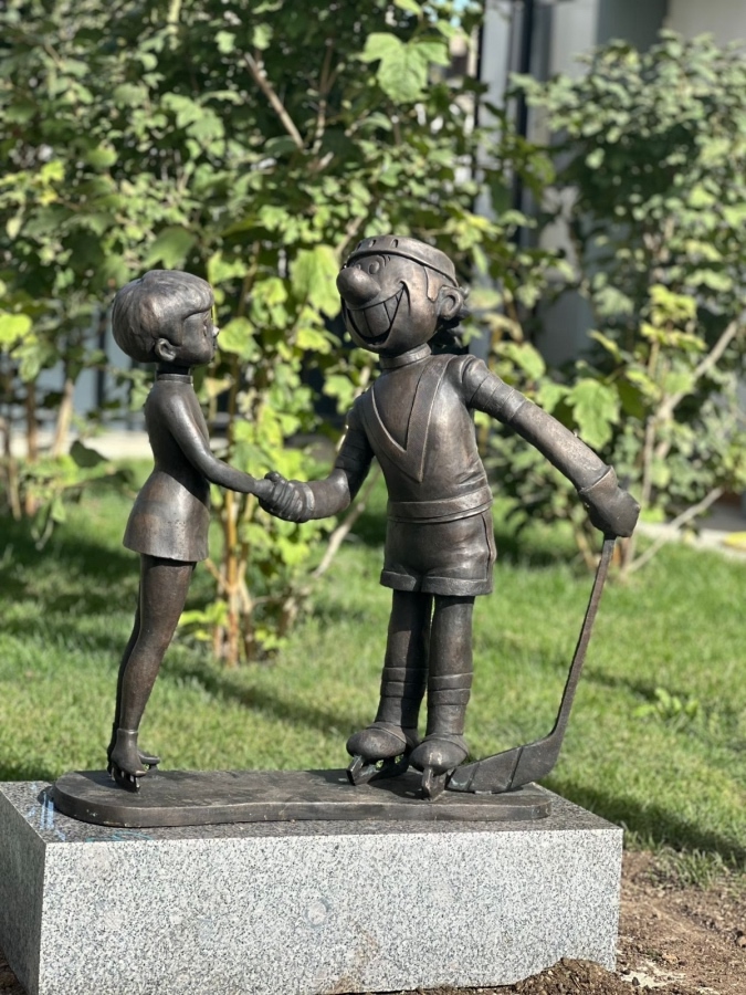 Любимые герои от «Союзмультфильма» в бронзе.