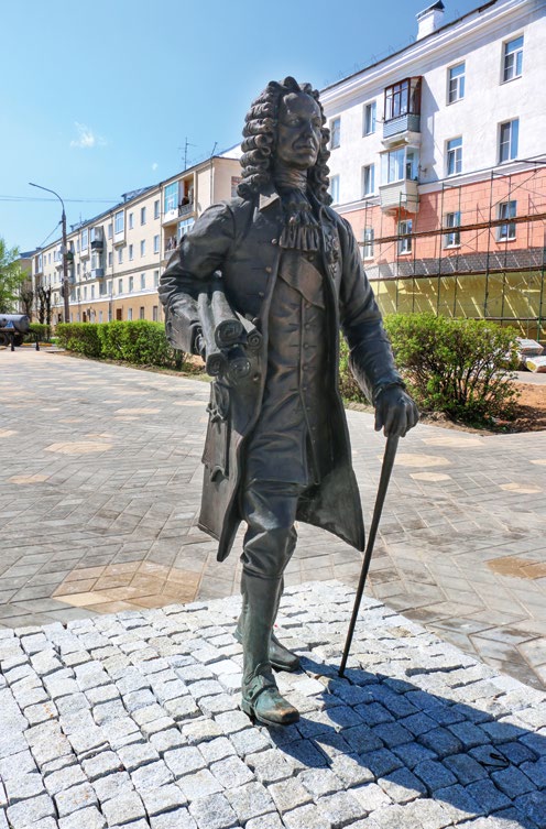 Памятник Якову Брюсу в Лосино-Петровском