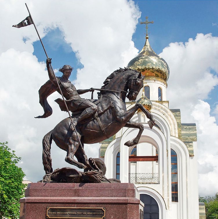 Памятник Георгию Победоносцу в Иваново
