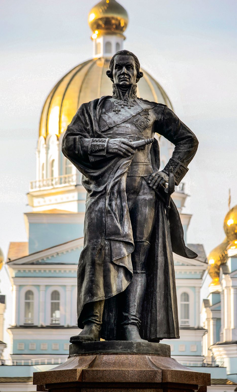 Памятник адмиралу Федору Ушакову в Саранске